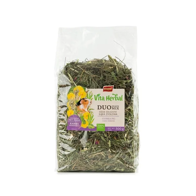 VITAPOL Vita Herbal Duo Snack bylinná louka pro morče 500 g