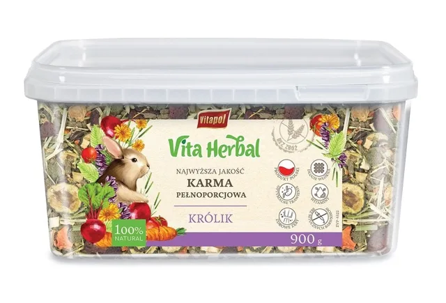 VITAPOL Vita Herbal Kompletní krmivo pro králíky 900g