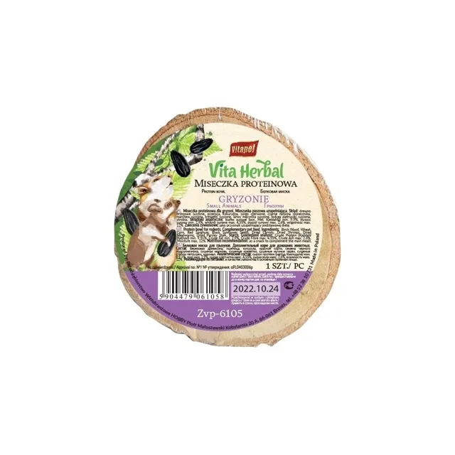 VITAPOL Vita Herbal Miska na bílkoviny pro hlodavce a králíky