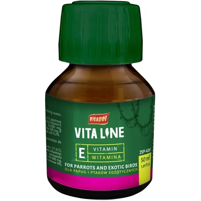VITAPOL Vitamin E pro exotické ptáky 50ml