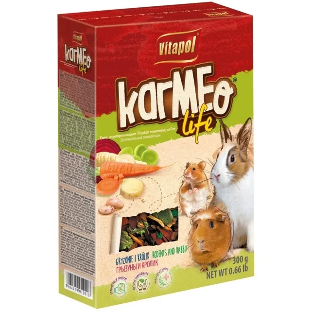 VITAPOL zeleninové pokrm pro hlodavce 300 g