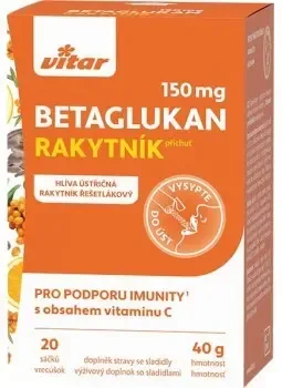 Vitar Betaglukan 150mg sáčky 20x2 g