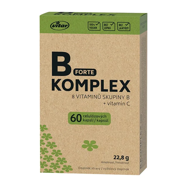 VITAR EKO B-komplex forte 60 kapslí
