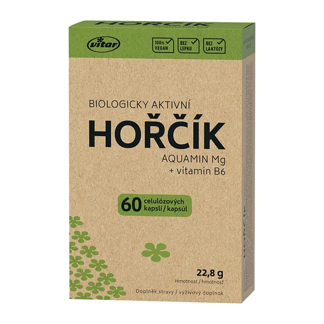 VITAR EKO Hořčík Aquamin 60 kapslí