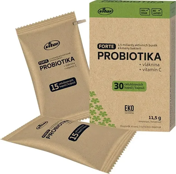 Vitar EKO Probiotika 30 kapslí
