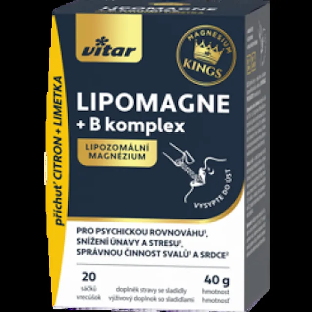 VITAR Lipomagne +B komplex 20 x 2 g
