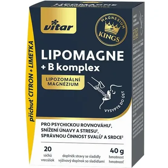 Vitar LIPOMAGNE+B komplex 20x2g