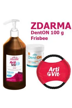 Vitar Veterinae Artivit sirup 1000ml Denton 100g frisbee