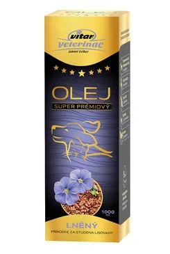 Vitar Veterinae lněný olej 1000ml