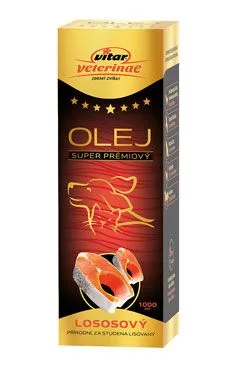 Vitar Veterinae lososový olej 1000ml