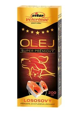 Vitar Veterinae lososový olej 200ml