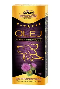 Vitar Veterinae ostropestřec olej 500ml
