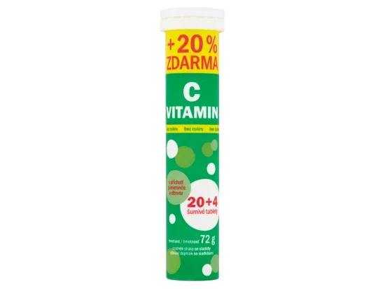 Vitar Vitamin C 24 šumivé tablety 72 g