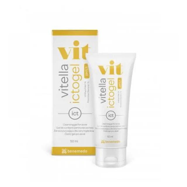 VITELLA Ictogel čisticí gel při akné 50 ml