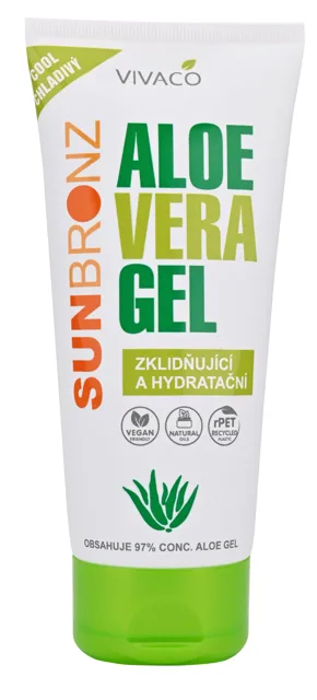 Vivaco Aloe vera 97 % chladivý gel 200 ml