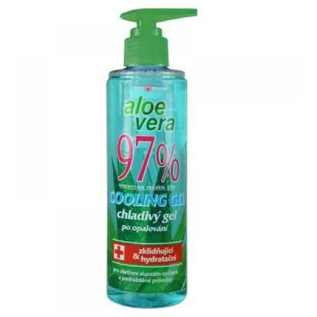 VIVACO Chladivý gel po opalování s Aloe Vera 97% 250 ml