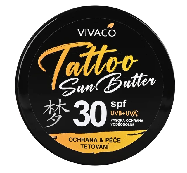 Vivaco Opalovací máslo na tetování SPF 30 - Coral friendly 100 ml