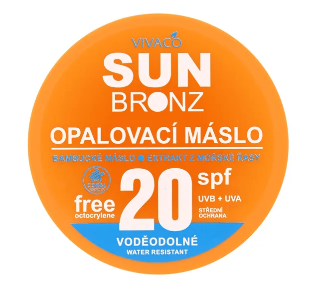 Vivaco Opalovací máslo SPF 20 - Coral friendly 150 ml