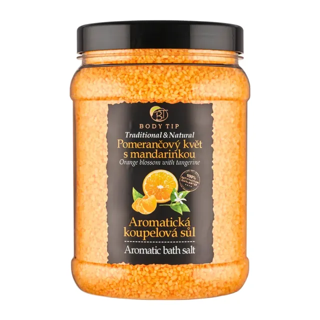 Vivaco Sůl do koupele Pomerančový květ s mandarinkou 1,5 kg
