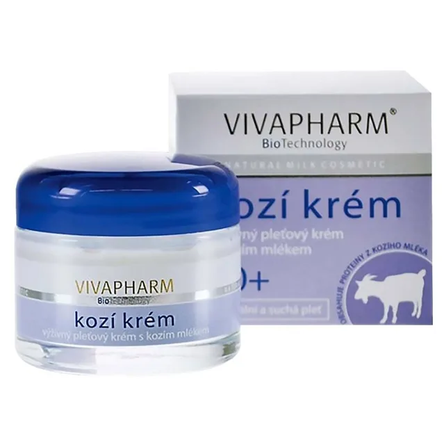 VIVAPHARM Kozí krém výživný pleťový krém 50 ml