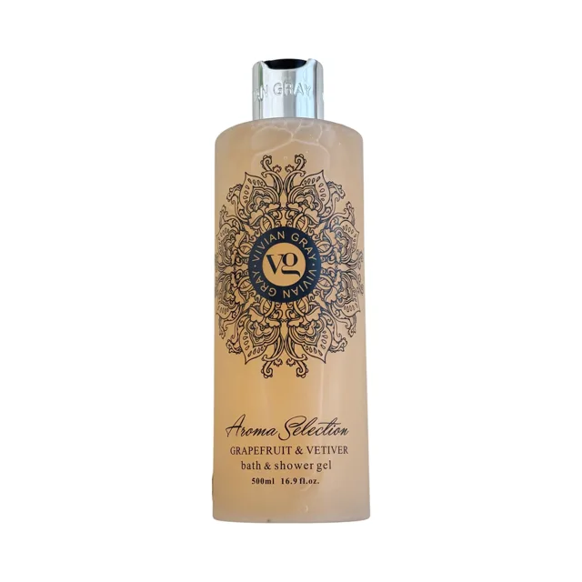 Vivian Gray Aroma Selection Grapefruit & Vetiver – sprchový gel a pěna do koupele 500ml