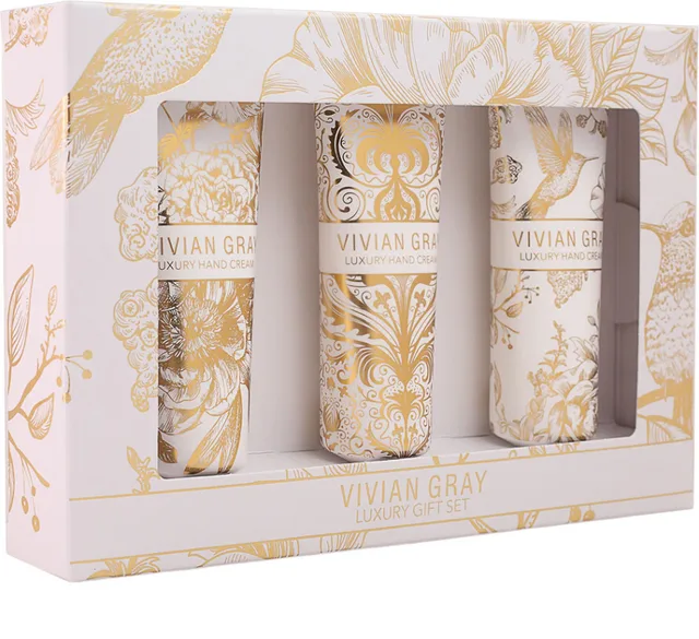 Vivian Gray Dárková sada krémů na ruce White Velvet Set