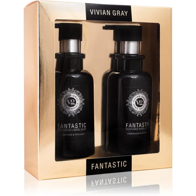 Vivian Gray Fantastic Amberwood & Patchouli dárková sada k péči o okolí nosu