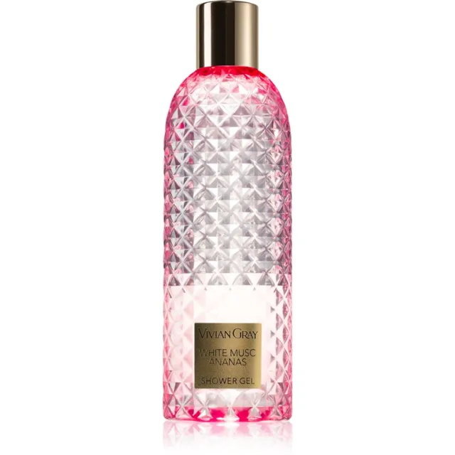 Vivian Gray Gemstone White Musc & Ananas svěží sprchový gel 300 ml