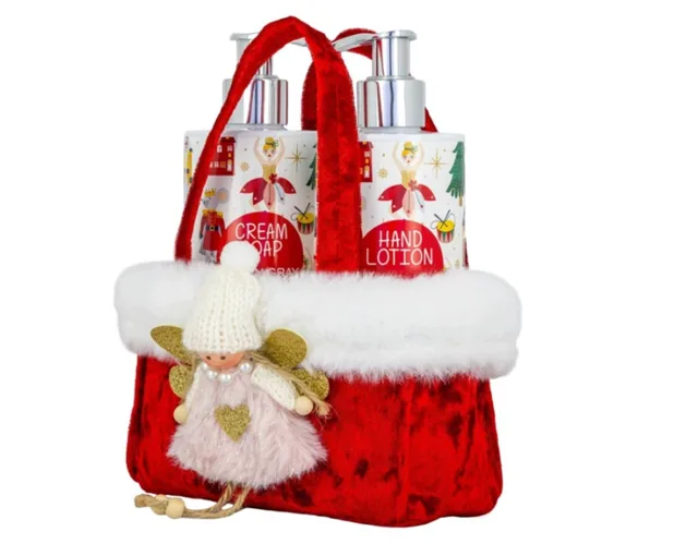 Vivian Gray Kosmetická sada péče o ruce Red Velvet (Cream Soap & Hand Lotion)