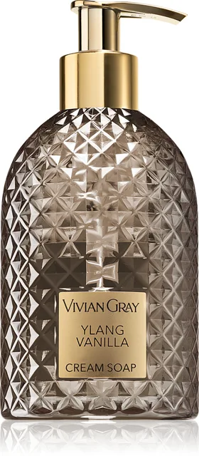 VIVIAN GRAY s drahokamem krémové mýdlo Ylang a vanilka 300 ml (poškozený aplikátor)