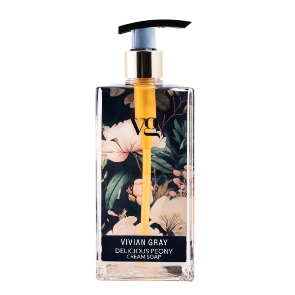 Vivian Gray Tekuté krémové mýdlo na ruce Delicious Peony (Cream Soap) 350 ml