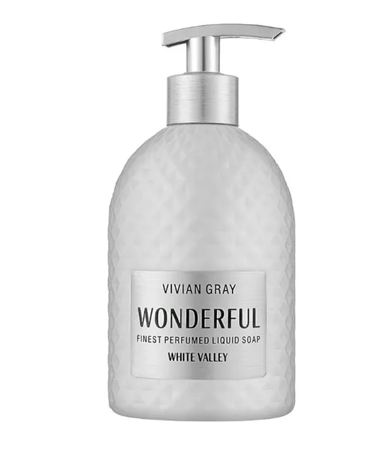 VIVIAN GRAY WONDERFUL tekuté krémové mýdlo 500 ml WHITE VALLEY-poškozený aplikátor