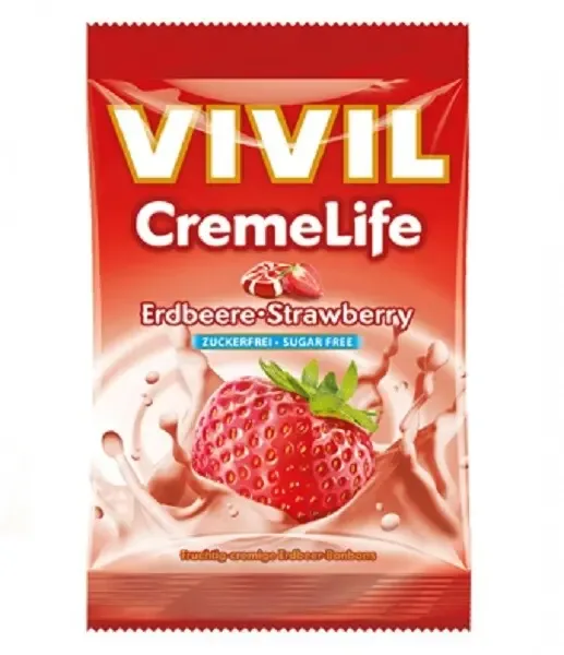 Vivil Creme Life Jahoda Bez Cukru 60g