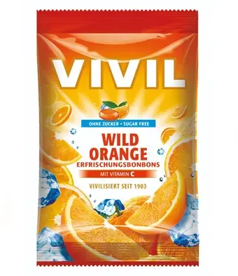 Vivil Divoký pomeranč+vitamín C bez cukru 120 g
