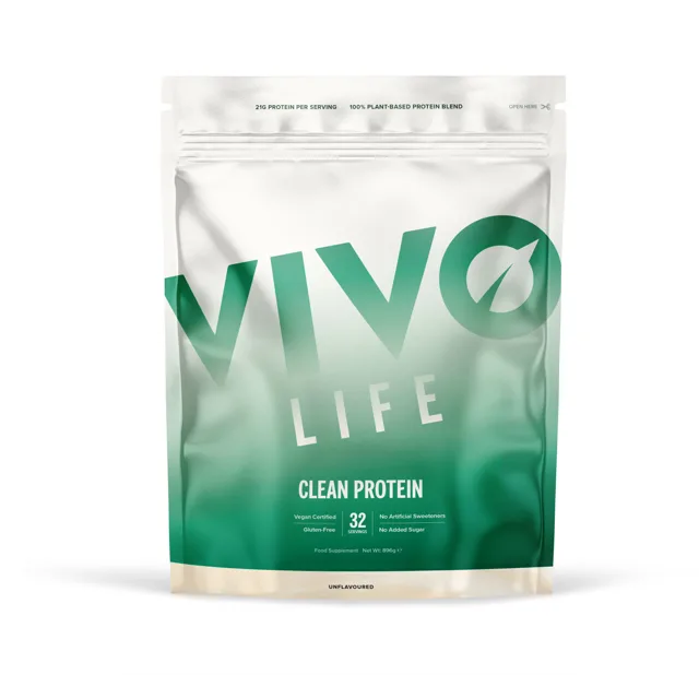 Vivo Life CLEAN VEGAN PROTEIN - Bez Příchutě (896 g)