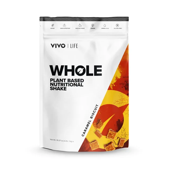 Vivo Life WHOLE MEAL Karamel biscuit - Nutričně kompletní VEGAN PROTEIN jídlo (1000 g)