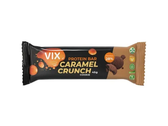VIX Caramel Crunch Cookie proteinová tyčinka 45 g