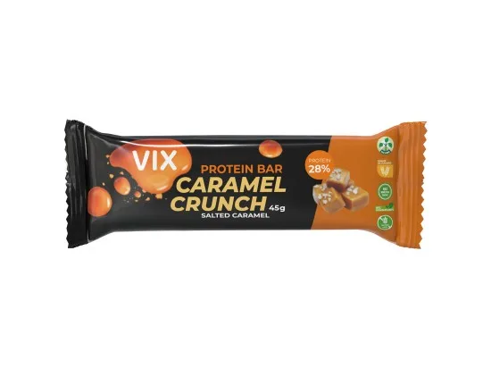 VIX Caramel Crunch Salted Caramel proteinová tyčinka 45 g