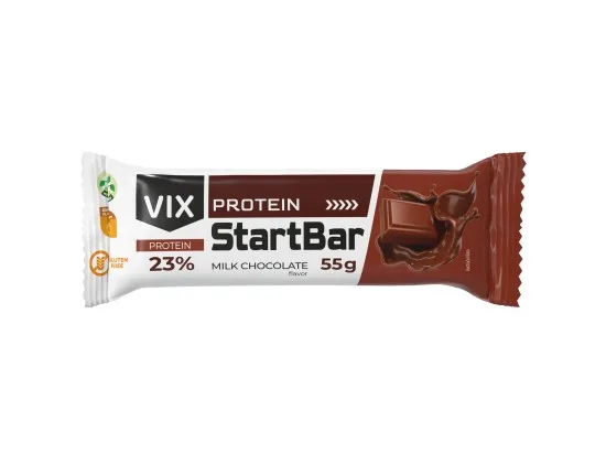 VIX Start Bar proteinová tyčinka mléčná čokoláda 55 g