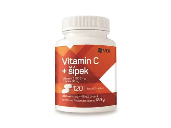 VIX Vitamin C + šípek 120 tablet