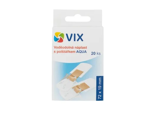 VIX voděodolná náplast s polštářkem Aqua 20 ks