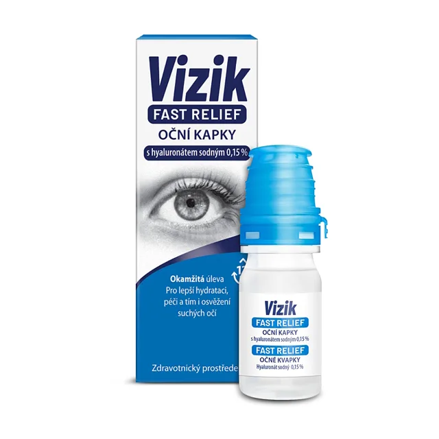 VIZIK Fast relief oční kapky 10 ml