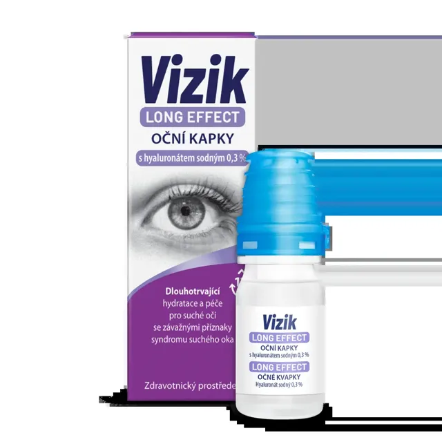 Vizik Long Effect oční kapky 10 ml