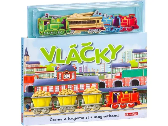 VLÁČKY ─ knížka s magnetkami