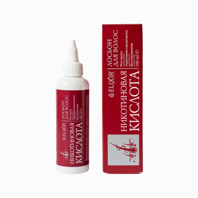 Vlasová voda s kyselinou nikotinovou - 100 ml - Elixir
