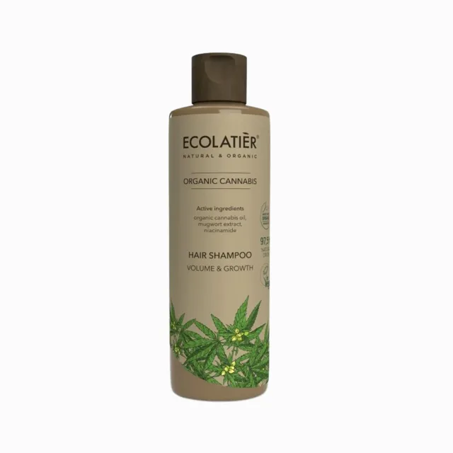 Vlasový šampon pro objem a růst vlasů Organic Cannabis - 250 ml - Ecolatier