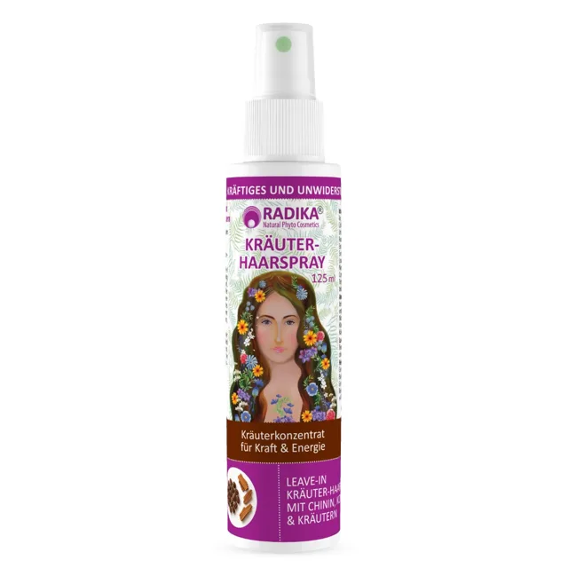 Vlasový sprej s chininem, kofeinem a bylinkami - 125 ml - Bioherba