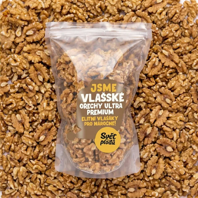 Vlašské ořechy 90% půlky Jumbo váha 500g