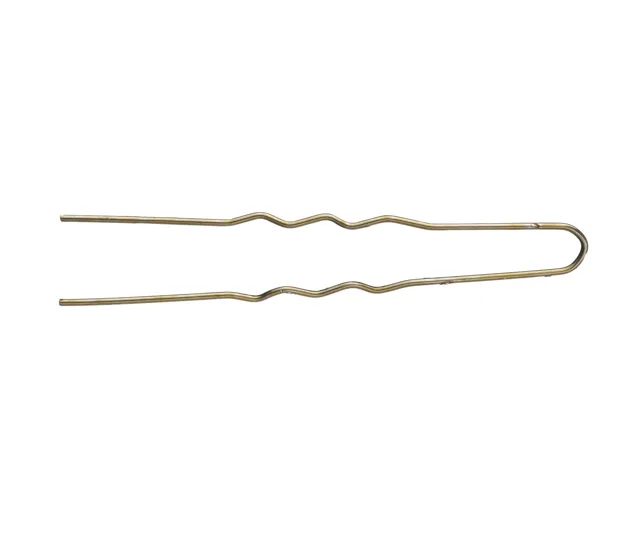 Vlnitá vlásenka Eurostil Professional - 5,5 cm, tmavě zlatá - 20 ks (00030)