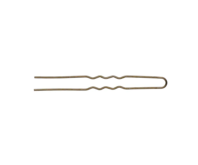 Vlnitá vlásenka Eurostil Professional - 8,5 cm, bronzová - 20 ks (04531)